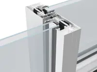 WG 100 Slimline skyvedørsparti
