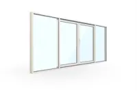 WG 100 Slimline – 4-delt Fasadeparti