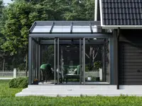 Wintergarten Aluminium Satteldach – Ungedämmt