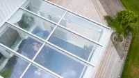 Glasdach mit Isolierglas