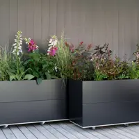 BEDD Planteringskasser på hjul