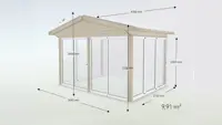 Sadeltak Basic Glas