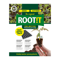 ROOT!T Anzuchtbriketts Kokosfaser Nachfüllpackung 60 Stück