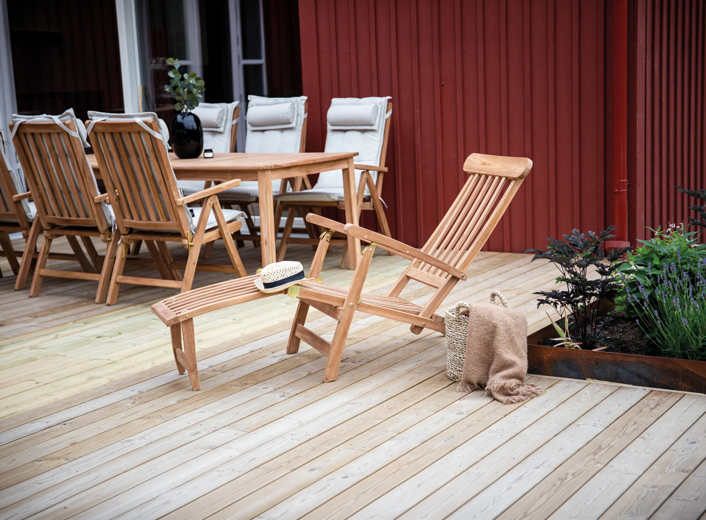 Spring däckstol