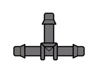 Hozelock T-verbindung 4 mm