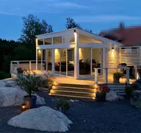 Frittstående hagestue med pulttak