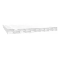 10 mm Kanalplasttakplate (U-verdi 2,5)