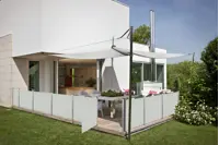 Aluminum - Glasgeländertor