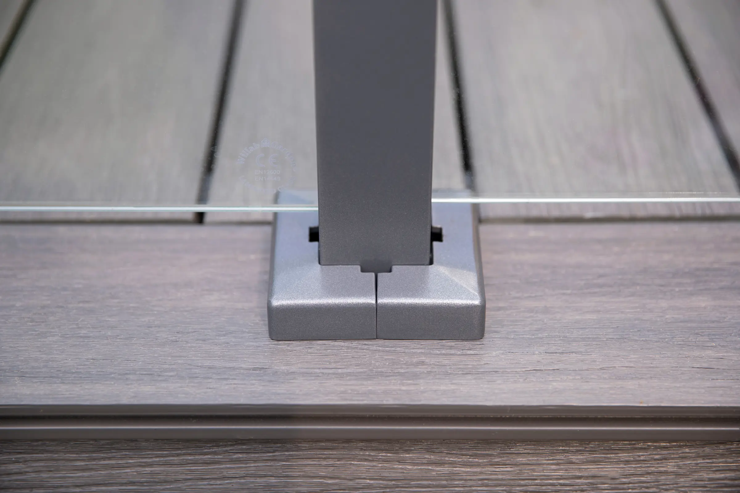 Aluminum - Dekklokk til stolpefot
