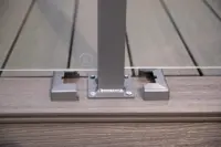 Aluminum - Dekklokk til stolpefot