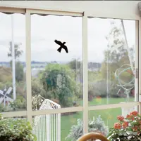 Flax Fensterdekoration Raubvogel